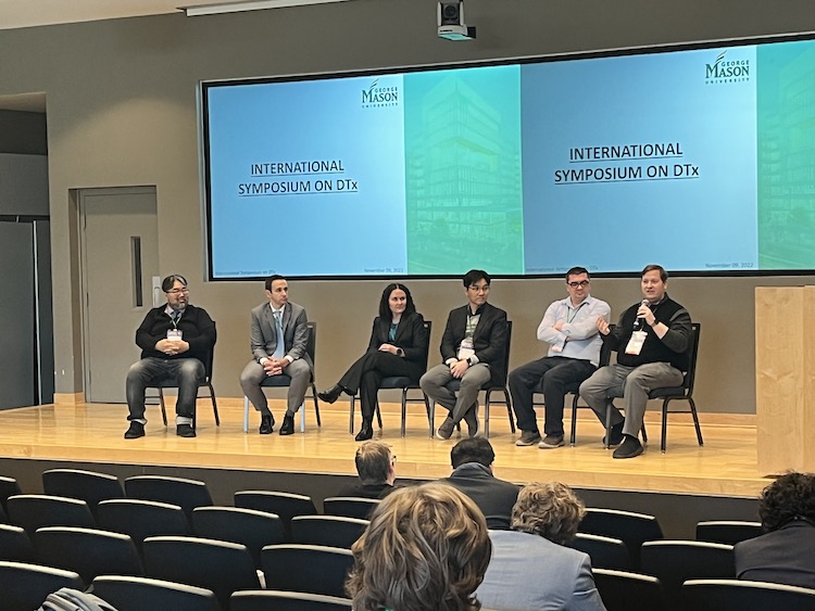 Q and A Panel at the International Symposium on Digital Therapeutics. Photo credit Jessie Ferguson